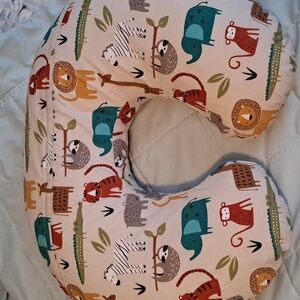 Boppy Baby Feeding Propping Pillow Safari Print